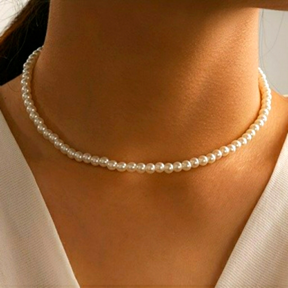 Korean Style Versatile Pearl Necklace